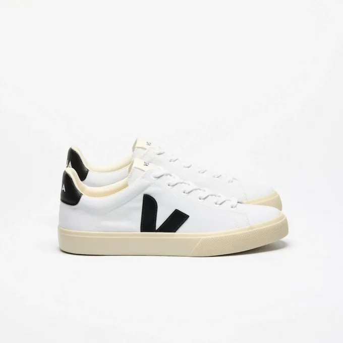 Campo Canvas White Black Campo Canvas White Black