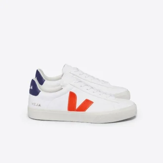 Campo Leather White Orange Fluo Campo Leather White Orange Fluo
