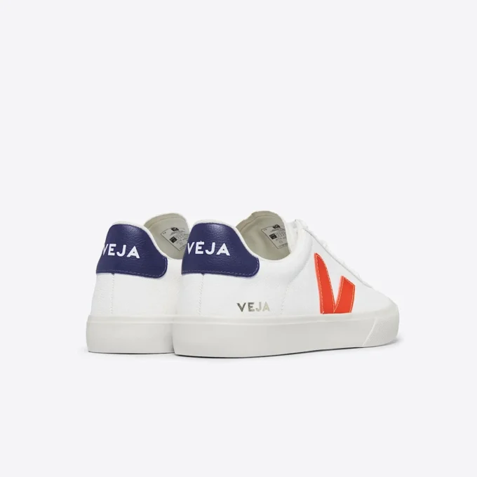 Campo Leather White Orange Fluo Campo Leather White Orange Fluo