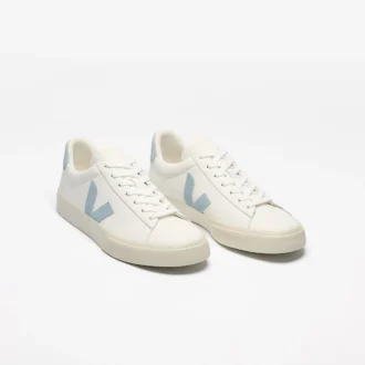 Campo Leather White Steel