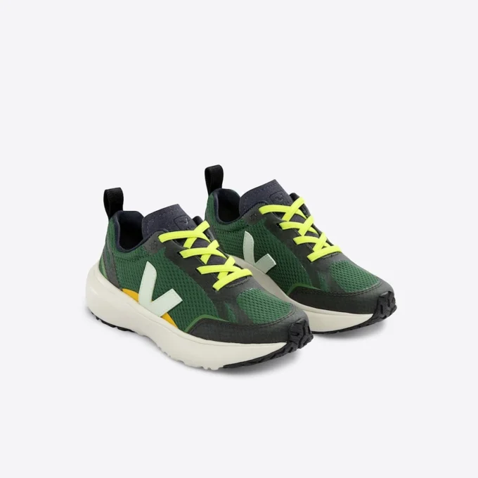 Canary Elastic Laces Alveomesh Poker Jade Canary Elastic Laces Alveomesh Poker Jade