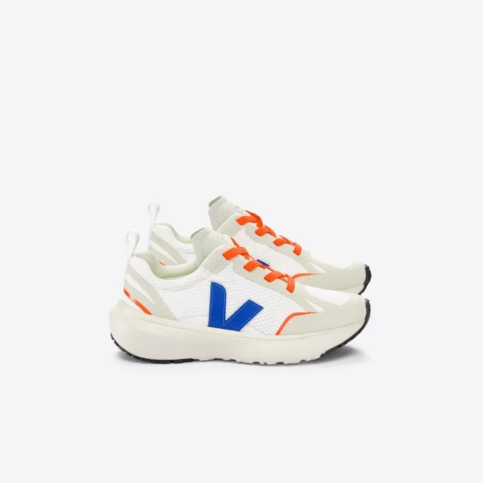 Canary Elastic Laces Alveomesh White Indigo Canary Elastic Laces Alveomesh White Indigo