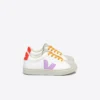 Esplar Leather White Orchid Orange Fluo Esplar Leather White Orchid Orange Fluo