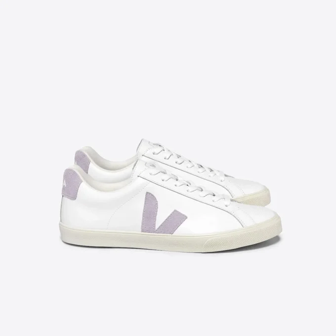 Esplar Leather White Parme Esplar Leather White Parme