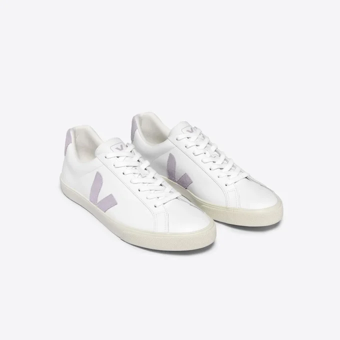 Esplar Leather White Parme Esplar Leather White Parme