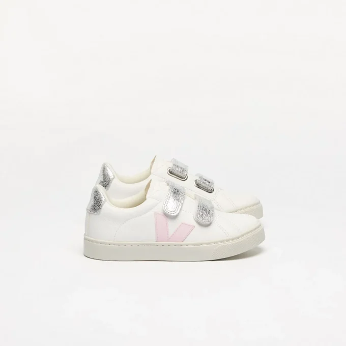 Esplar Leather White Petale Silver