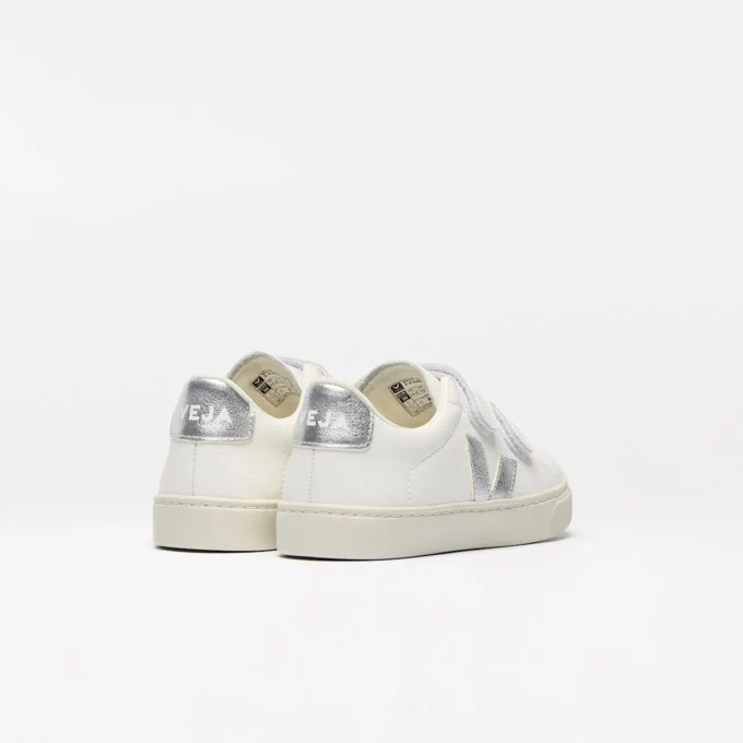 Esplar Leather White Silver Esplar Leather White Silver