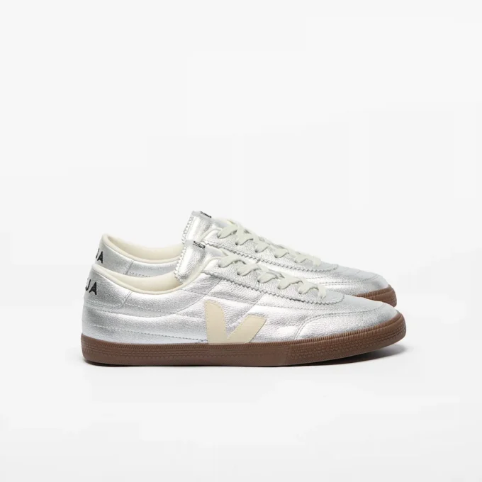 Panenka Leather Silver White Pierre Bark Panenka Leather Silver White Pierre Bark