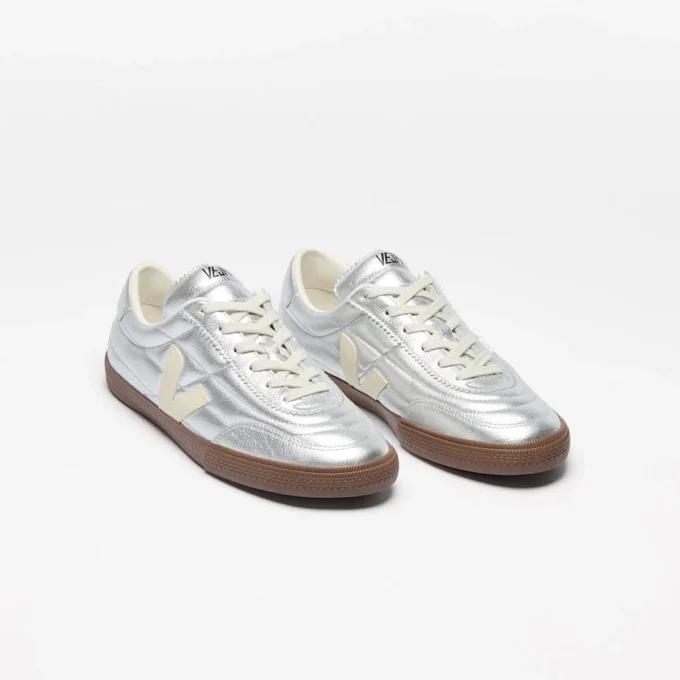 Panenka Leather Silver White Pierre Bark Panenka Leather Silver White Pierre Bark