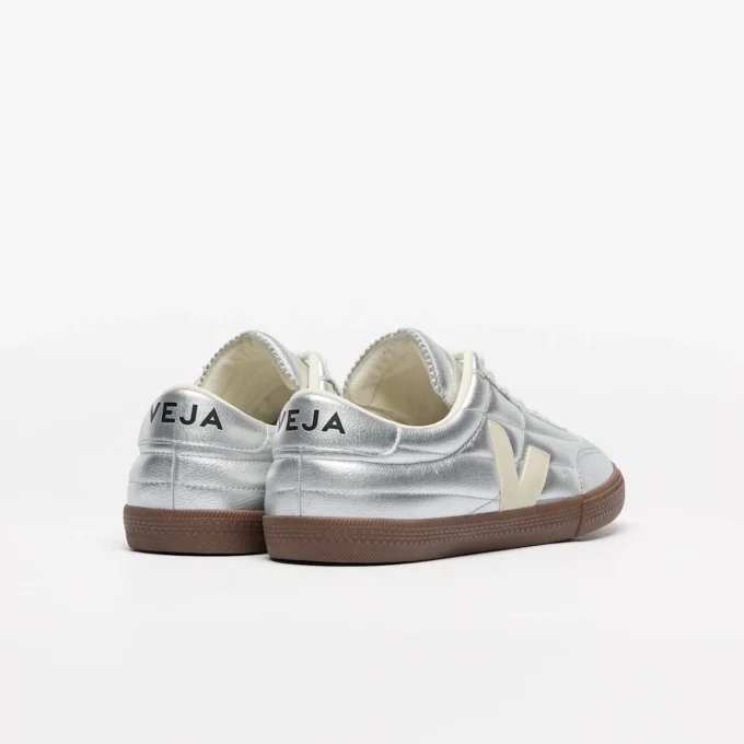Panenka Leather Silver White Pierre Bark Panenka Leather Silver White Pierre Bark
