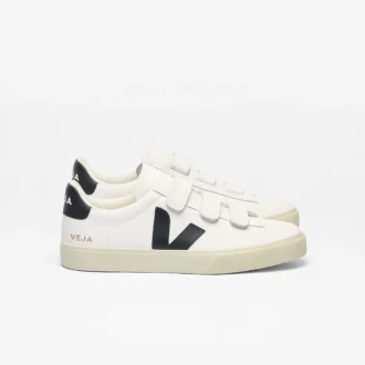 Recife Leather White Black