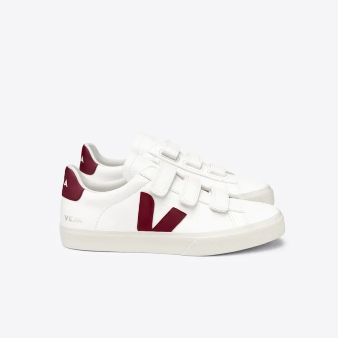Recife Leather White Marsala