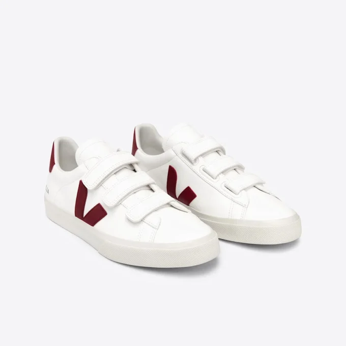 Recife Leather White Marsala