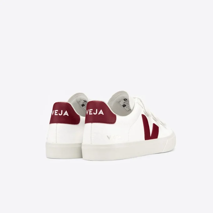 Recife Leather White Marsala