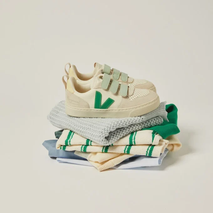 V-10 Leather Veja X Bonpoint Pure Emeraude V-10 Leather Veja X Bonpoint Pure Emeraude
