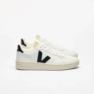 V-10 Leather White Black