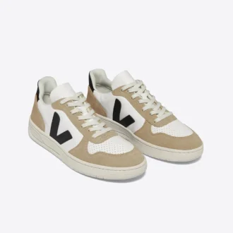 V-10 Leather White Black Sahara V-10 Leather White Black Sahara