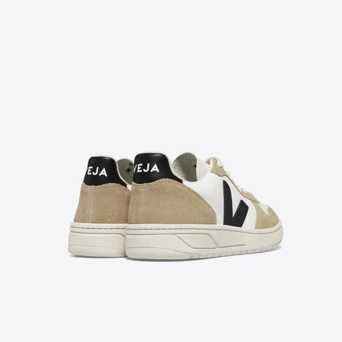 V-10 Leather White Black Sahara V-10 Leather White Black Sahara