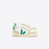 V-10 Leather White Emeraude Almond V-10 Leather White Emeraude Almond