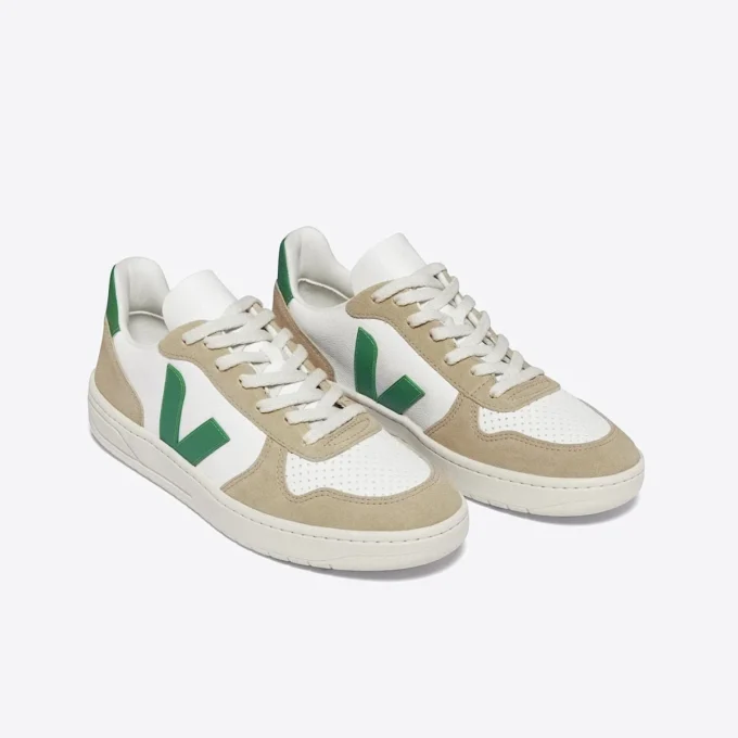 V-10 Leather White Emeraude Sahara V-10 Leather White Emeraude Sahara