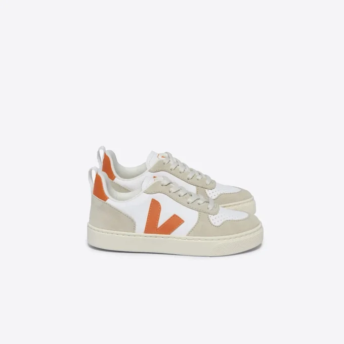 V-10 Leather White Fury Almond V-10 Leather White Fury Almond
