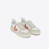 V-10 Leather White Fury Almond V-10 Leather White Fury Almond
