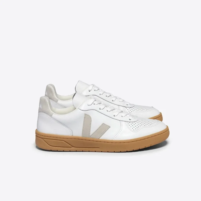 V-10 Leather White Natural V-10 Leather White Natural