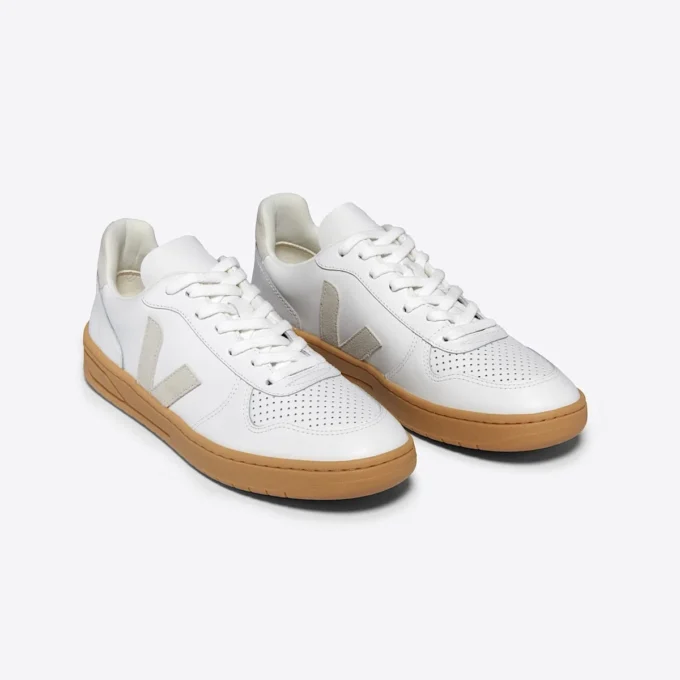 V-10 Leather White Natural V-10 Leather White Natural