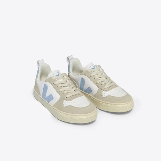 V-10 Leather White Steel Almond V-10 Leather White Steel Almond