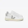 V-12 Leather White Light Grey V-12 Leather White Light Grey