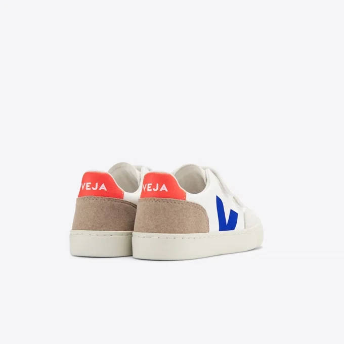 V-12 Leather White Multico Miel