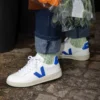 V-12 Leather White Paros