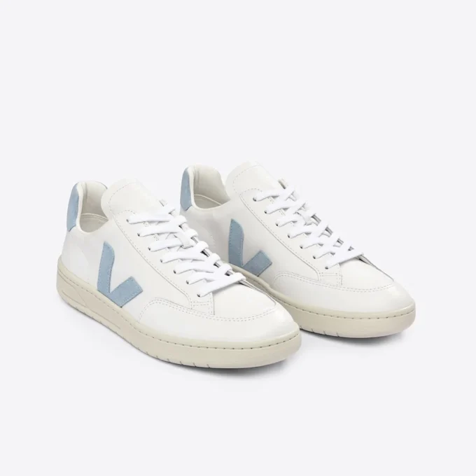V-12 Leather White Steel V-12 Leather White Steel