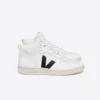 V-15 Leather White Black V-15 Leather White Black