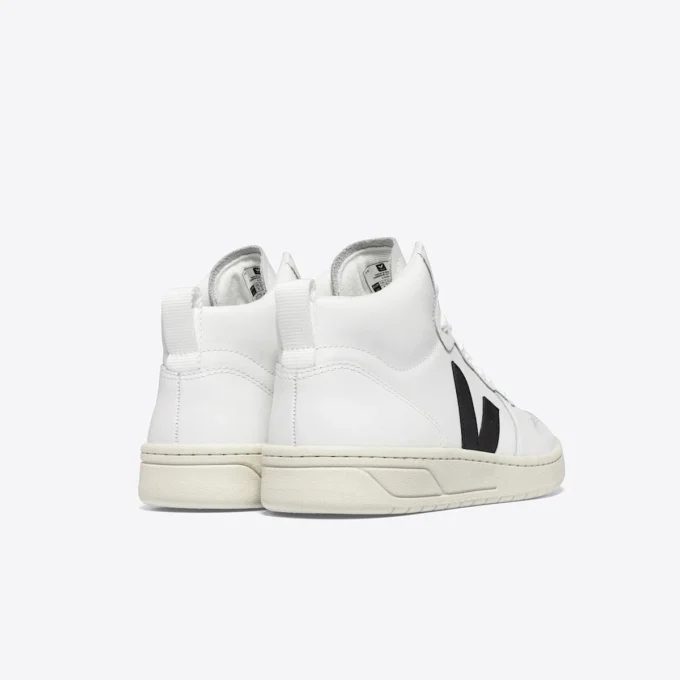 V-15 Leather White Black V-15 Leather White Black