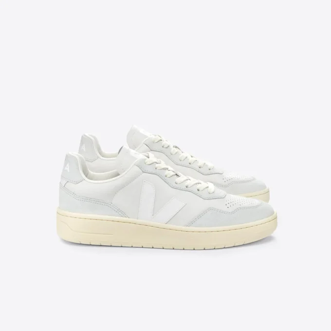 V-90 Leather Gravel White V-90 Leather Gravel White
