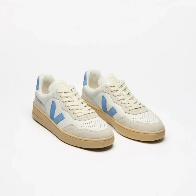 V-90 Leather White Aqua Natural V-90 Leather White Aqua Natural