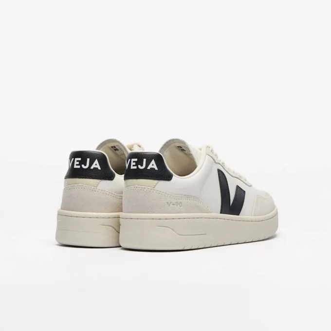 V-90 Leather White Black V-90 Leather White Black