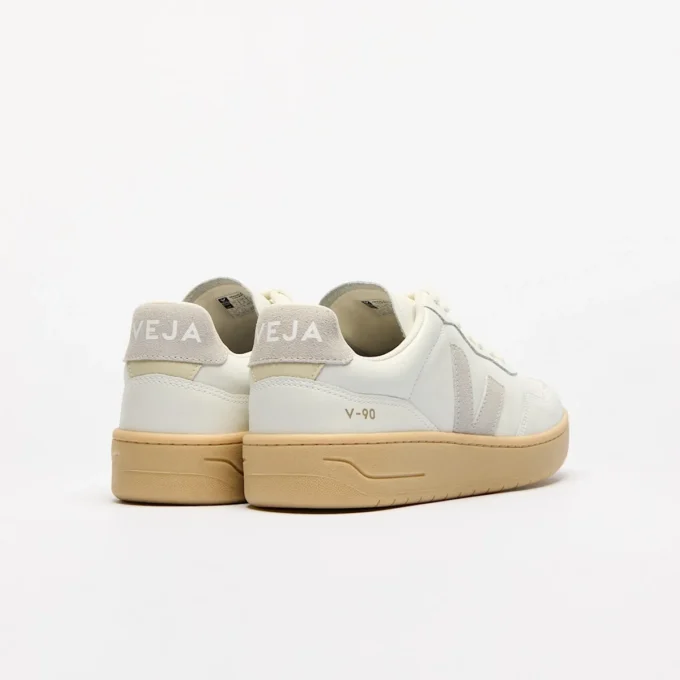 V-90 Leather White Light Grey Natural V-90 Leather White Light Grey Natural