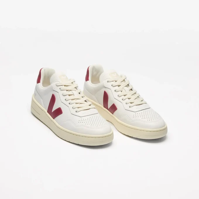 V-90 Leather White Marsala V-90 Leather White Marsala