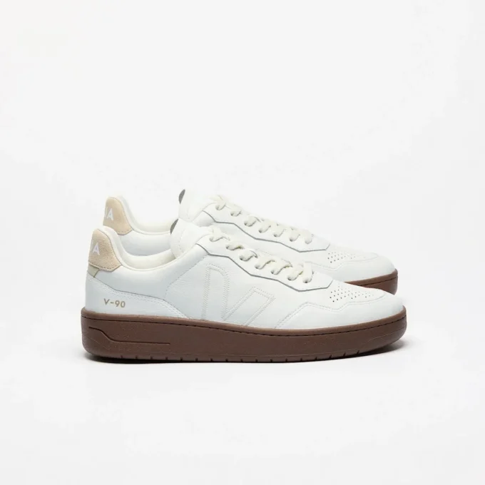 V-90 Leather White Pierre Almond V-90 Leather White Pierre Almond