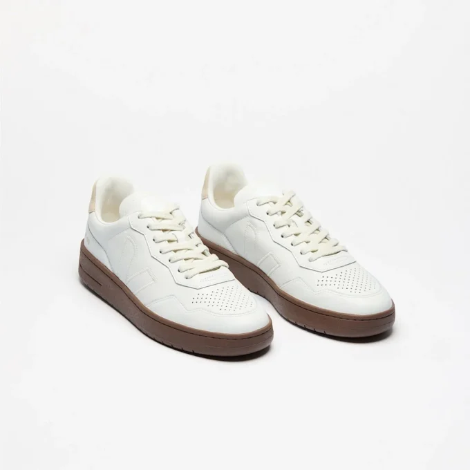V-90 Leather White Pierre Almond V-90 Leather White Pierre Almond