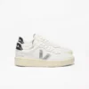 V-90 Leather White Silver Black V-90 Leather White Silver Black