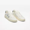 V-90 Leather White Silver Black V-90 Leather White Silver Black