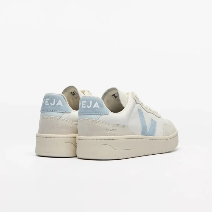 V-90 Leather White Steel V-90 Leather White Steel
