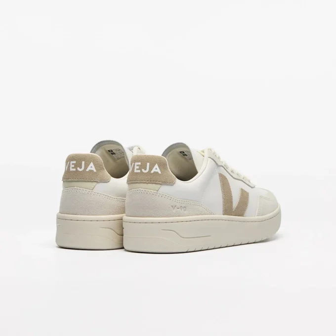 V-90 Leather White Taupe V-90 Leather White Taupe