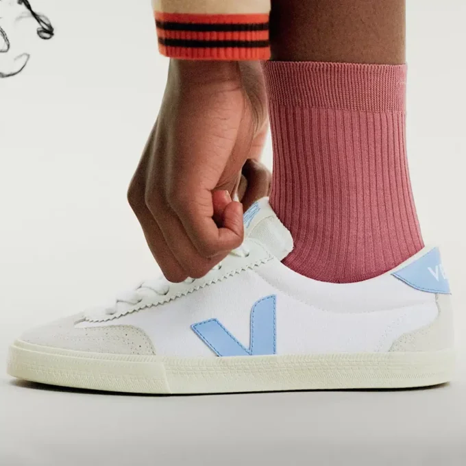 Volley Canvas White Aqua Volley Canvas White Aqua