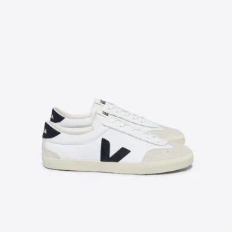 Volley Canvas White Black