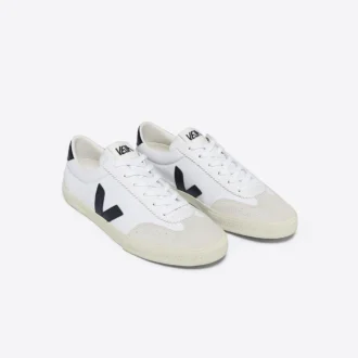 Volley Canvas White Black