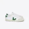 Volley Canvas White Emeraude Volley Canvas White Emeraude